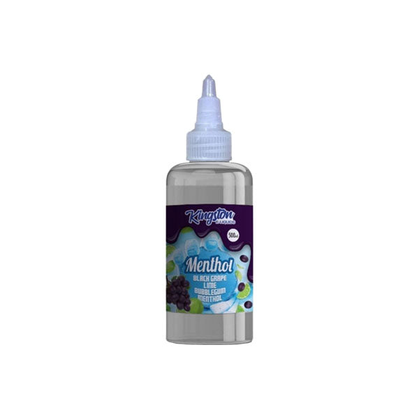 Kingston 500ml Shortfill 0mg (70VG/30PG) - Flavour: Blue Raspberry Slush