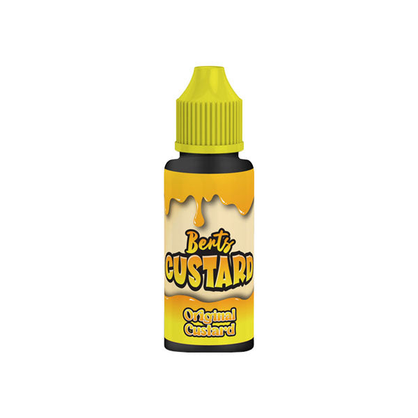 Berts Custard 120ml Shortfill 0mg (70VG/30PG) - Flavour: Strawberry Custard