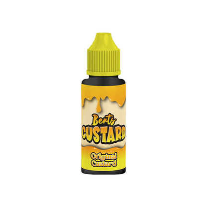 Berts Custard 120ml Shortfill 0mg (70VG/30PG) - Flavour: Blue Raspberry Custard