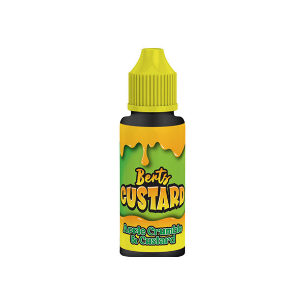 Berts Custard 120ml Shortfill 0mg (70VG/30PG) - Flavour: Blue Raspberry Custard