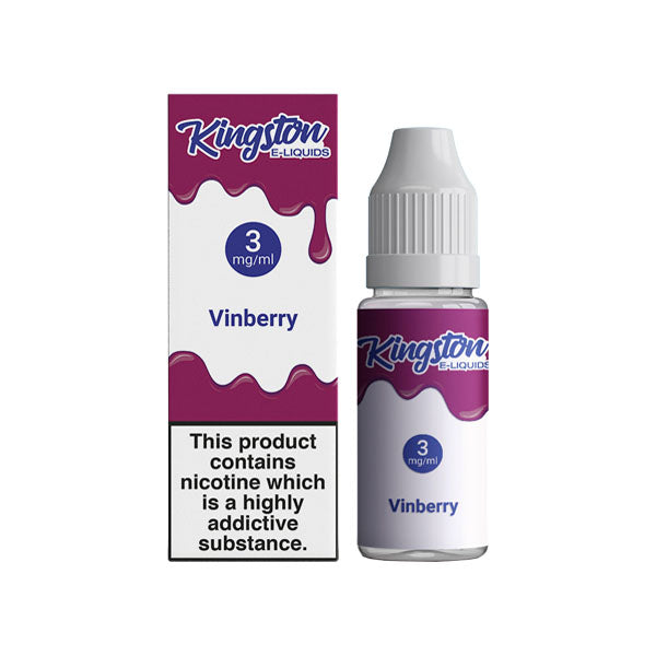 Kingston 6mg 10ml E-liquids (50VG/50PG) - Flavour: Blackcurrant Chill