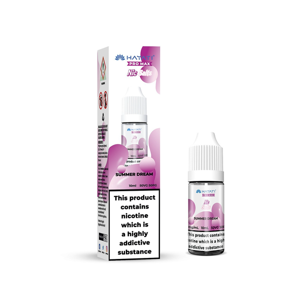 20mg Hayati Pro Max Nic Salts 10ml - Flavour: Strawberry Watermelon Bubblegum