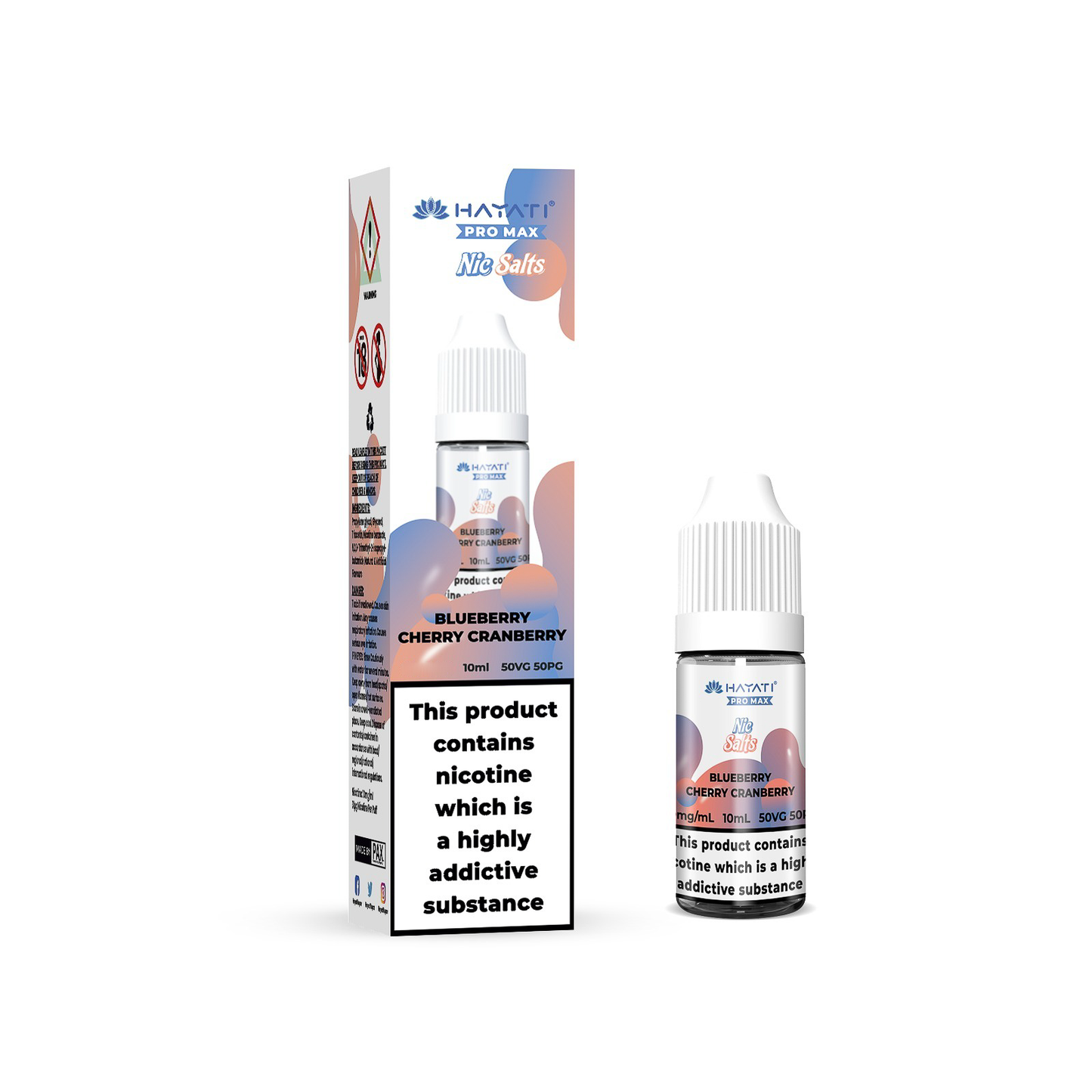 20mg Hayati Pro Max Nic Salts 10ml - Flavour: Blue Fusion