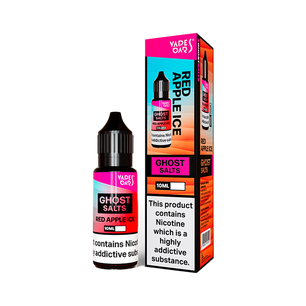 20mg Ghost Salts By Vapes Bars Nic Salts 10ml (50VG/50PG) - Flavour: Fizzy Cherry Sweets
