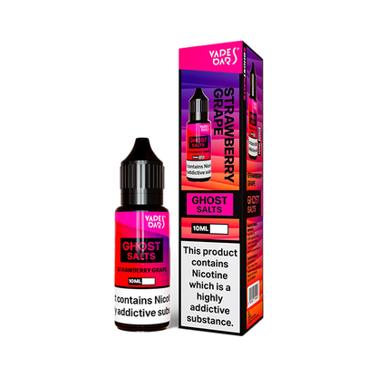 20mg Ghost Salts Nic Salts 10ml - Flavour: Strawberry Raspberry Cherry