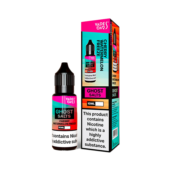 20mg Ghost Salts By Vapes Bars Nic Salts 10ml (50VG/50PG) - Flavour: Blueberry Raspberry Cherry