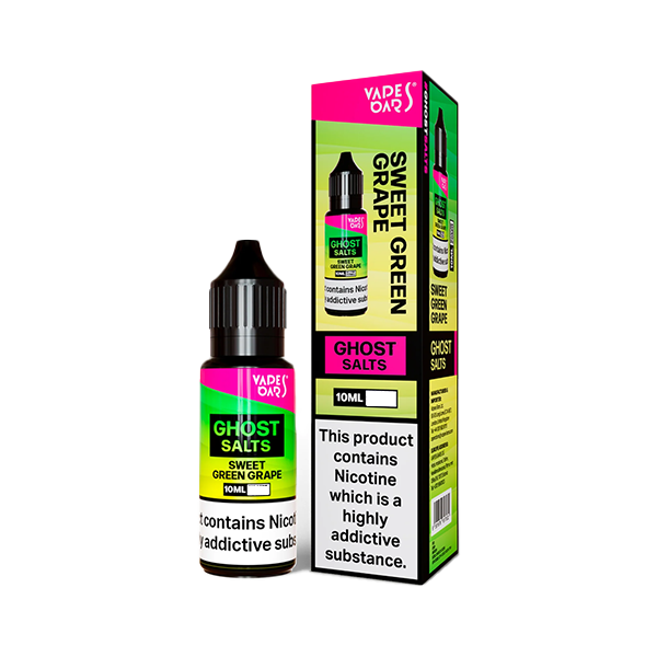 20mg Ghost Salts By Vapes Bars Nic Salts 10ml (50VG/50PG) - Flavour: Lemon And Lime