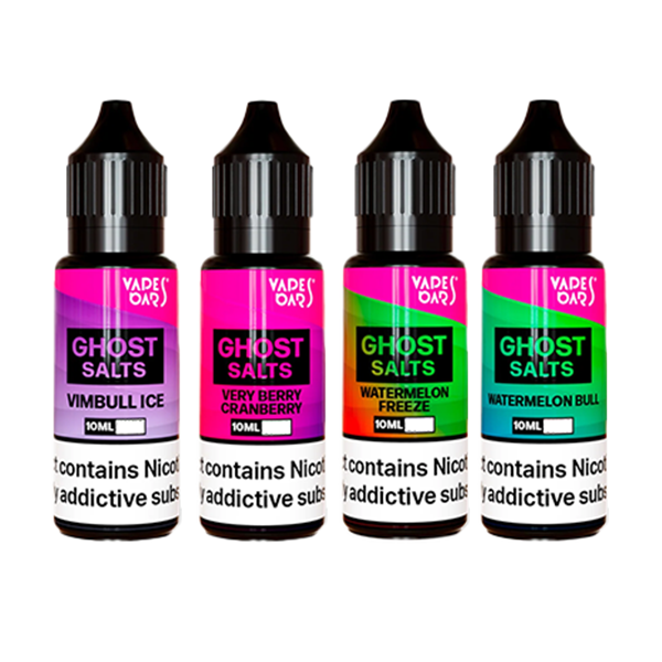 10mg Ghost Salts By Vapes Bars Nic Salts 10ml (50VG/50PG) - Flavour: Carnival Candy Floss