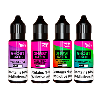 10mg Ghost Salts By Vapes Bars Nic Salts 10ml (50VG/50PG) - Flavour: Carnival Candy Floss