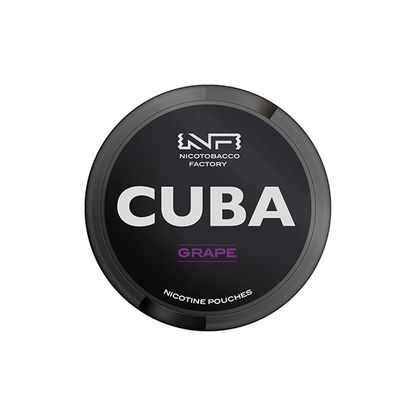 43mg CUBA Black Nicotine Pouches - 25 Pouches - Flavour: Cola
