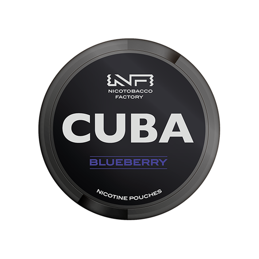 43mg CUBA Black Nicotine Pouches - 25 Pouches - Flavour: Peach