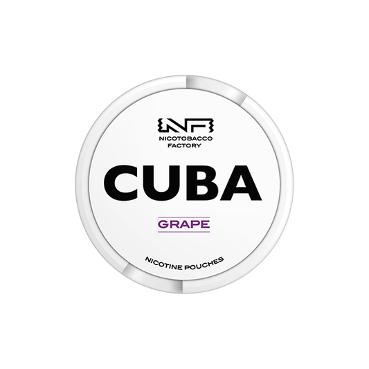 16mg CUBA White Nicotine Pouches - 25 Pouches - Flavour: Forest Berries