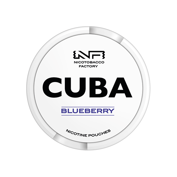 16mg CUBA White Nicotine Pouches - 25 Pouches - Flavour: Forest Berries