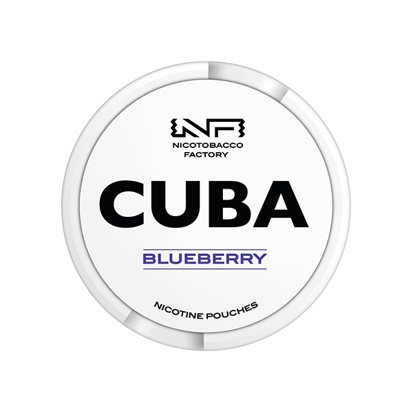 16mg CUBA White Nicotine Pouches - 25 Pouches - Flavour: Grape