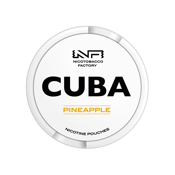 16mg CUBA White Nicotine Pouches - 25 Pouches - Flavour: Grape