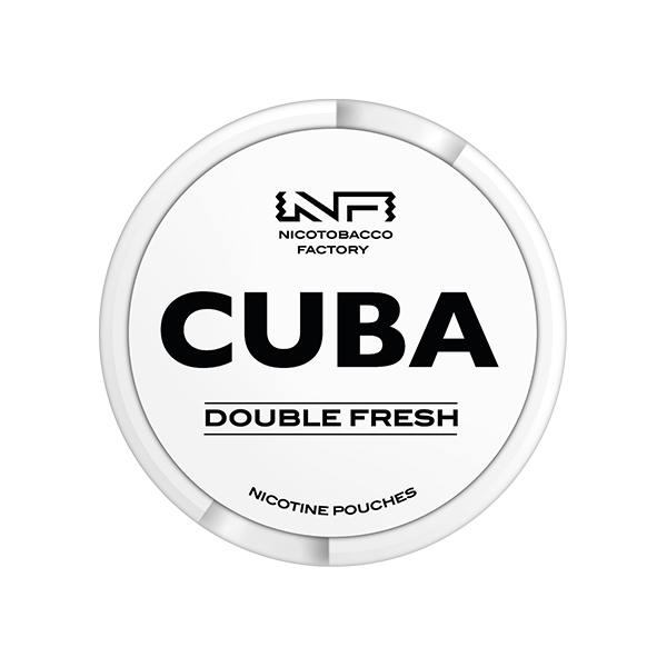 16mg CUBA White Nicotine Pouches - 25 Pouches - Flavour: Banana Hit