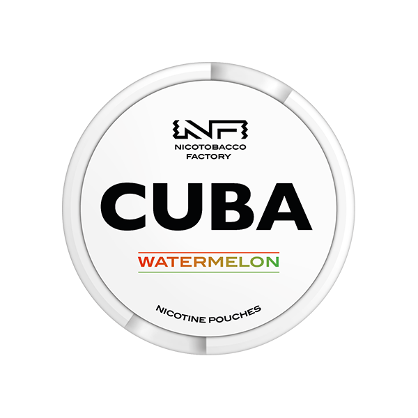 16mg CUBA White Nicotine Pouches - 25 Pouches - Flavour: Ice Spearmint