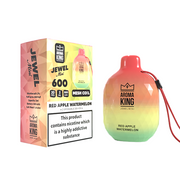 0mg Aroma King Jewel Mini Disposable Vape Device 600 Puffs - Flavour: Apple Peach Lyche