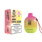 0mg Aroma King Jewel Mini Disposable Vape Device 600 Puffs - Flavour: Cherries Coke