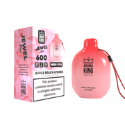 0mg Aroma King Jewel Mini Disposable Vape Device 600 Puffs - Flavour: Blueberry Raspberry