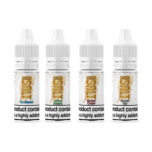 20mg Britannia Salts 10ml Nic Salts (50VG/50PG) - Flavour: Black Ice