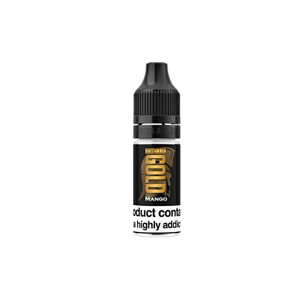 Britannia Gold 12mg 10ml E-Liquids (40VG/60PG) - Flavour: Ice Mint