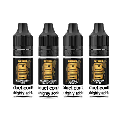 Britannia Gold 6mg 10ml E-Liquids (40VG/60PG) - Flavour: Black Ice
