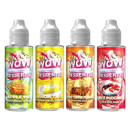 Wow That's What I Call Desserts 100ml Shortfill 0mg (70VG/30PG) - Flavour: Salted Caramel Cookie