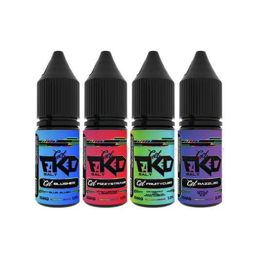 10mg Get Faked Salts 10ml Nic Salts (50VG/50PG) - Flavour: Get FizzyStrawb