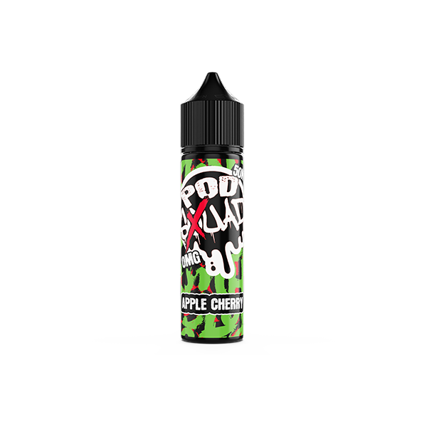 0mg PodSquad 50ml E-liquid (50VG/50PG) - Flavour: Blue Razz Sourz