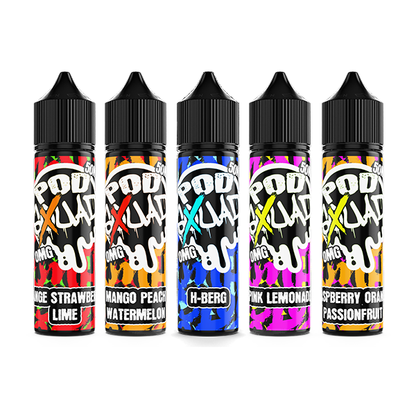 0mg PodSquad 50ml E-liquid (50VG/50PG) - Flavour: Vimmy Ice