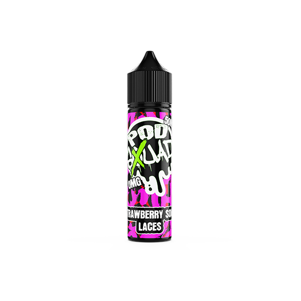 0mg PodSquad 50ml E-liquid (50VG/50PG) - Flavour: Blue Razz Sourz