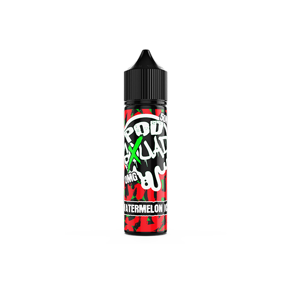 0mg PodSquad 50ml E-liquid (50VG/50PG) - Flavour: Strawberry Sour Laces