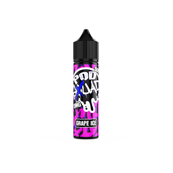 0mg PodSquad 50ml E-liquid (50VG/50PG) - Flavour: Strawberry Sour Laces