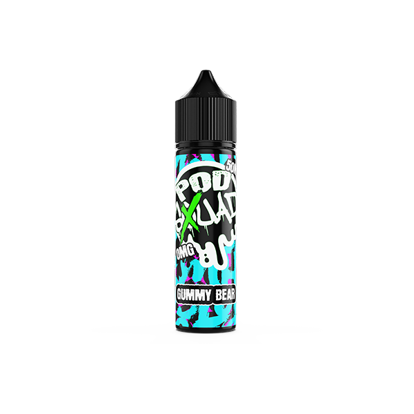 0mg PodSquad 50ml E-liquid (50VG/50PG) - Flavour: Grape Ice