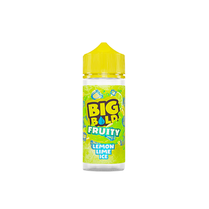 0mg Big Bold Fruity Series 100ml Shortfill (70VG/30PG) - Flavour: Lemon Lime