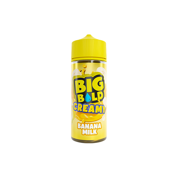 0mg Big Bold Creamy Series 100ml E-liquid (70VG/30PG) - Flavour: Strawberry Banana