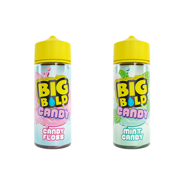 0mg Big Bold Candy Series 100ml E-liquid (70VG/30PG) - Flavour: Candy Floss