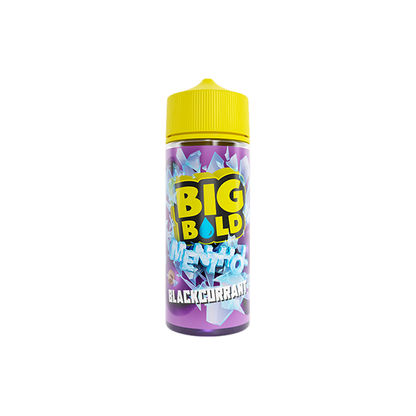 0mg Big Bold Menthol Series 100ml Shortfill  (70VG/30PG) - Flavour: Blue Raspberry