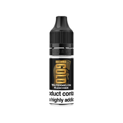 0mg Britannia Gold 10ml E-Liquids (40VG/60PG) - Flavour: Bowman Blend