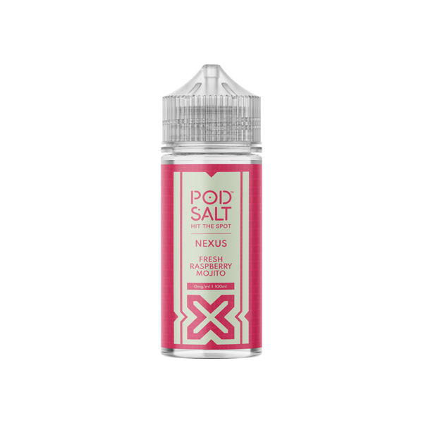 Pod Salt Nexus 100ml Shortfill 0mg (70VG/30PG) - Flavour: Strawberry Banana Rhubarb