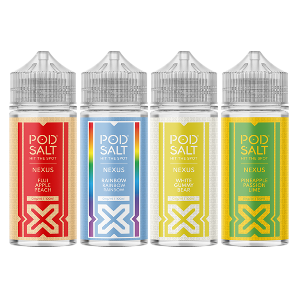 Pod Salt Nexus 100ml Shortfill 0mg (70VG/30PG) - Flavour: White Gummy Bear