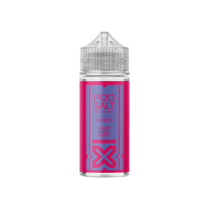 Pod Salt Nexus 100ml Shortfill 0mg (70VG/30PG) - Flavour: Mango Strawberry Peach