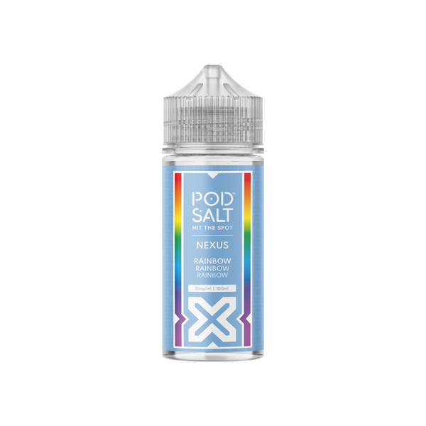 Pod Salt Nexus 100ml Shortfill 0mg (70VG/30PG) - Flavour: Strawberry Banana Rhubarb