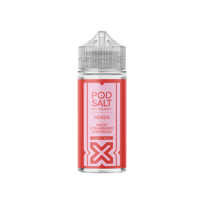 Pod Salt Nexus 100ml Shortfill 0mg (70VG/30PG) - Flavour: Berry Lemon Ice