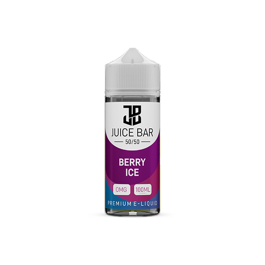 Juice Bar 100ml Shortfill 0mg (50VG/50PG) - Flavour: Berry Ice