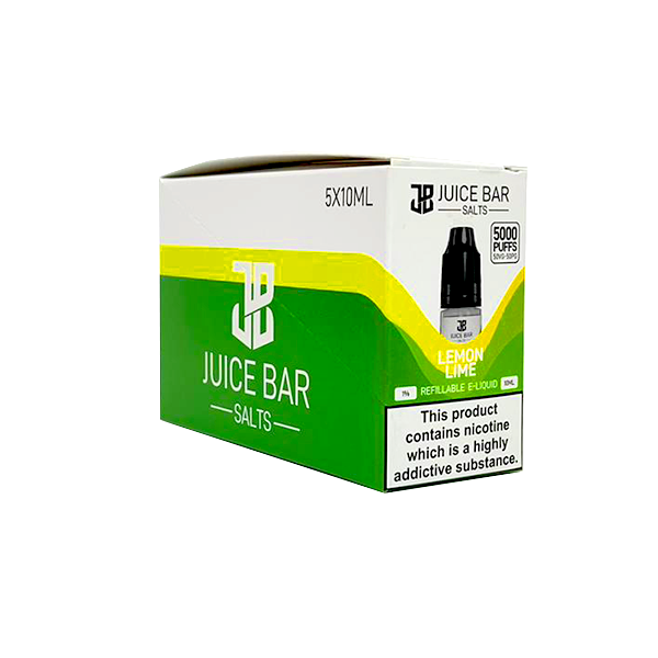 10mg Juice Bar Salts 10ml Nic Salts - Pack Of 5 (50VG/50PG) - Flavour: Vimto