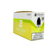 10mg Juice Bar Salts 10ml Nic Salts - Pack Of 5 (50VG/50PG) - Flavour: Creamy Tobacco