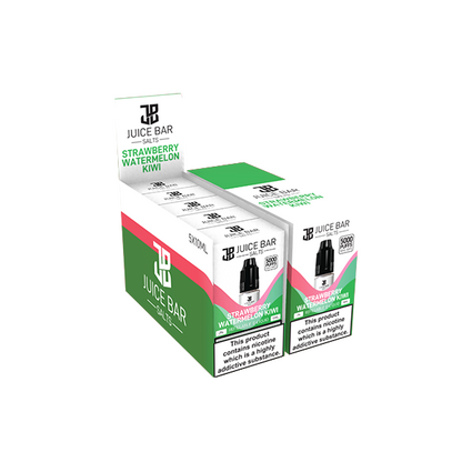 20mg Juice Bar Salts 10ml Nic Salts - Pack Of 5 (50VG/50PG) - Flavour: Pink Lemonade