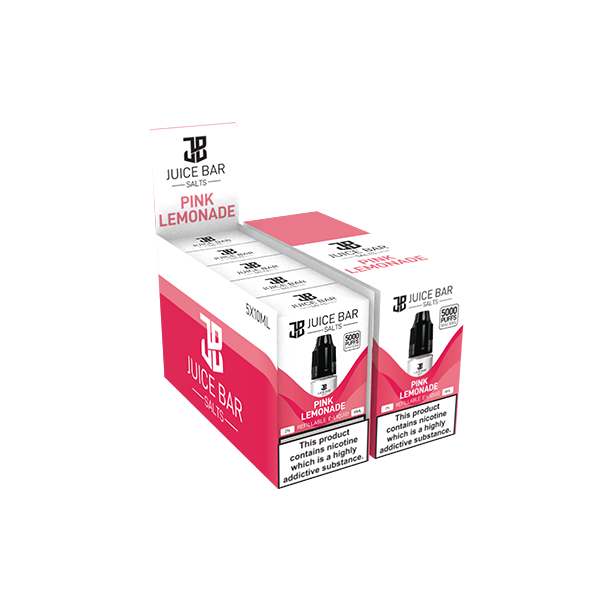 20mg Juice Bar Salts 10ml Nic Salts - Pack Of 5 (50VG/50PG) - Flavour: Blue Fusion